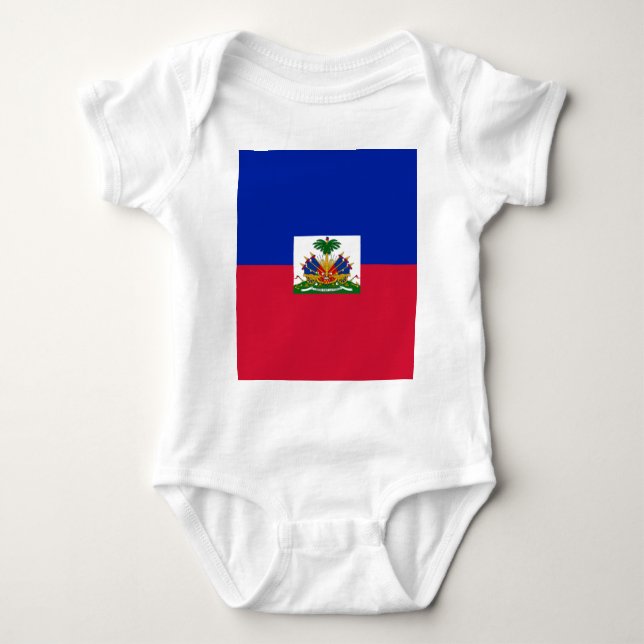 Flag of Haiti Baby Bodysuit (Front)