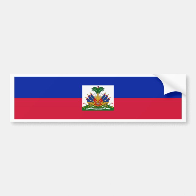 Flag of Haiti Bumper Sticker (Front)