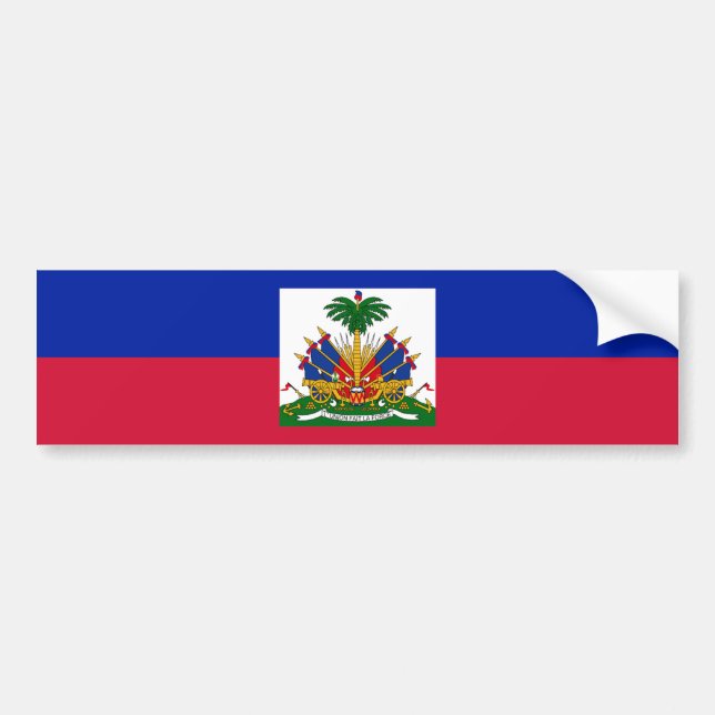 Flag of Haiti Bumper Sticker (Front)