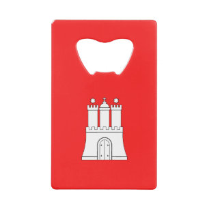 Flag of Hamburg Credit Card Bottle Opener