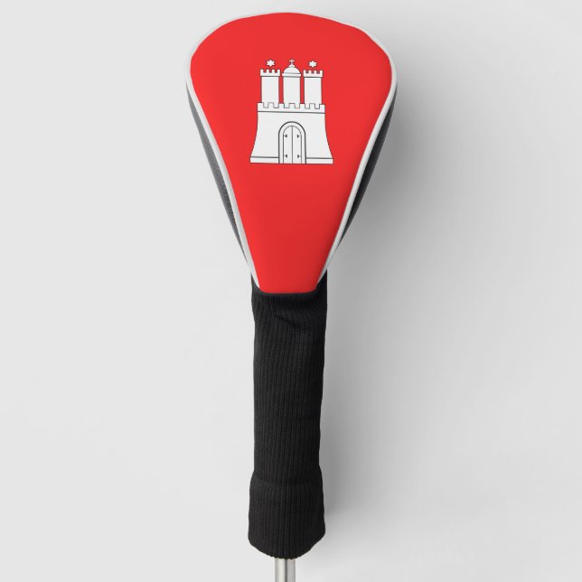 Flag of Hamburg Golf Head Cover (Front)