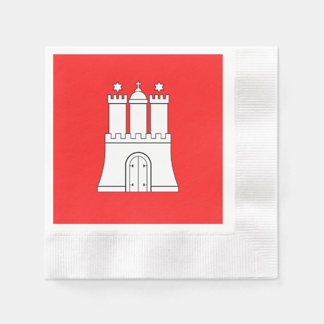 Flag of Hamburg Napkins (Front)