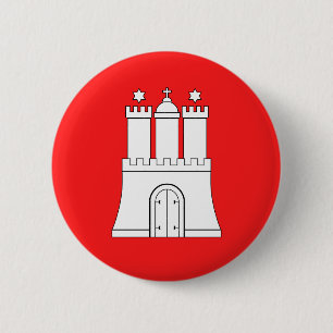Flag of Hamburg Pinback Button