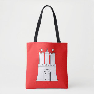 Flag of Hamburg Tote Bag