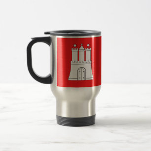 Flag of Hamburg Travel Mug