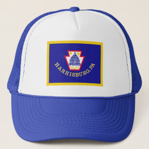 Flag of Harrisburg, Pennsylvania Trucker Hat