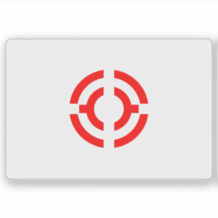 Flag of Hatogaya, Saitama, Japan (1967-2011)