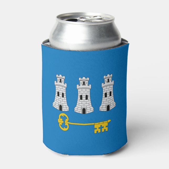 Flag of Havana, Cuba Can Cooler (Can Front)
