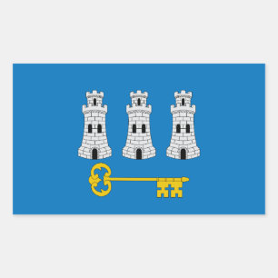 Flag of Havana, Cuba Rectangular Sticker