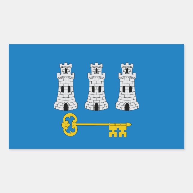 Flag of Havana, Cuba Rectangular Sticker (Front)