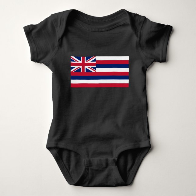 Flag of Hawaii (US State) Baby Bodysuit (Front)