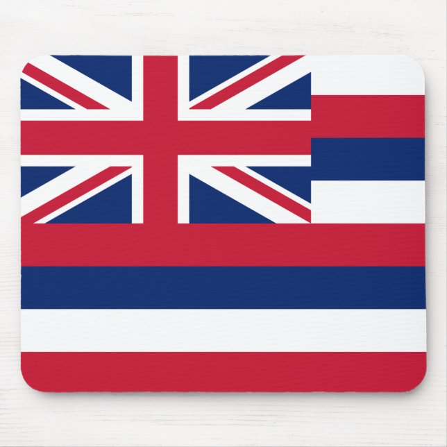Flag of Hawaii (US State) Mouse Pad (Front)