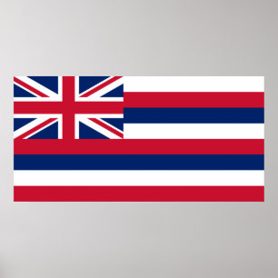Flag of Hawaii (US State) Poster