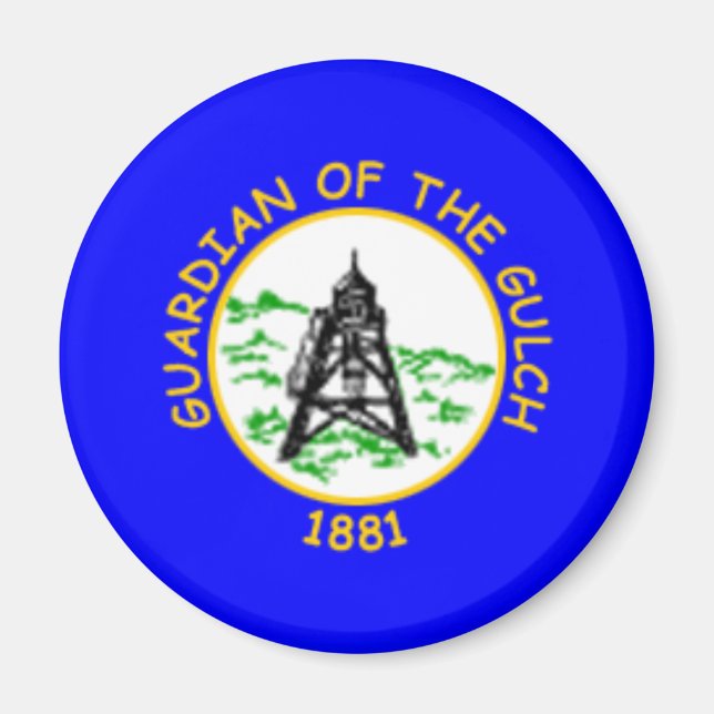 Flag of Helena, Montana Magnet (Front)