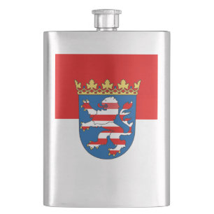 Flag of Hesse Hip Flask