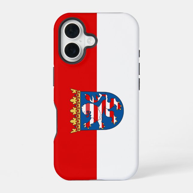 Flag of Hesse  iPhone 16 Case (Back)