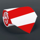 Flag of Hesse Tie<br><div class="desc">Tie with flag of Hesse (Hessens),  design with two horizontal bands of red and white</div>