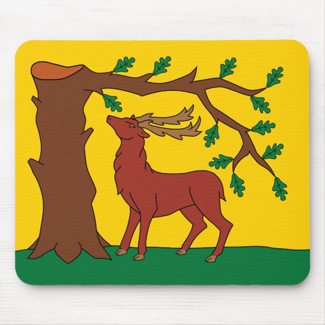 Flag of historic county of Berkshire Mouse Pad (Front)