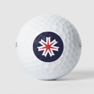 Flag of Hokkaido Prefecture, Japan Golf Balls
