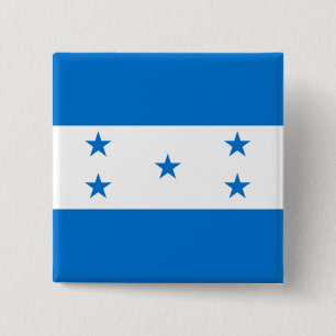 Flag of Honduras 15 Cm Square Badge
