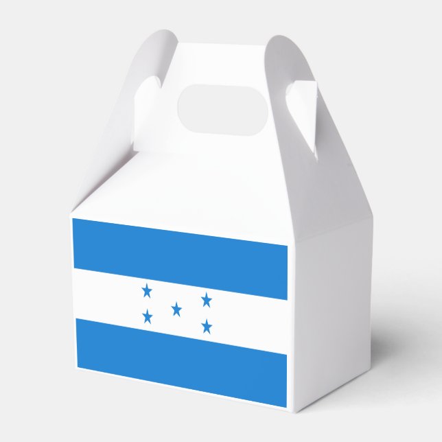 Flag of Honduras Favour Box (Back Side)