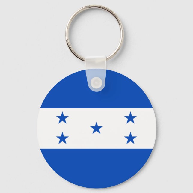 Flag of Honduras Key Ring (Front)
