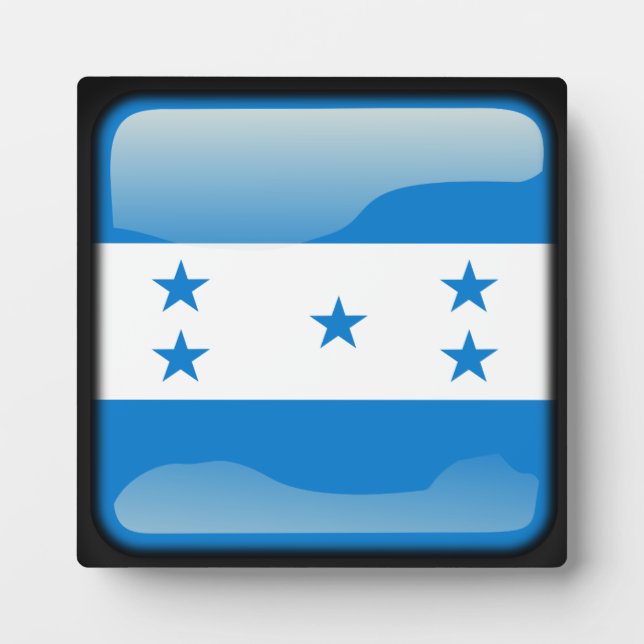 Flag of Honduras Plaque (Front)