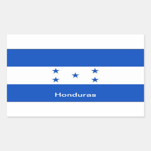 Flag of Honduras Rectangular Sticker