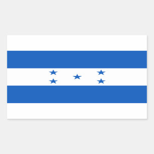 Flag of Honduras Rectangular Sticker