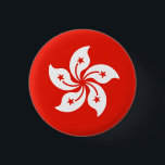 Flag of Hong Kong 3 Cm Round Badge<br><div class="desc">Flag of Hong Kong</div>
