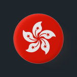 Flag of Hong Kong 3 Cm Round Badge<br><div class="desc">Flag of Hong Kong</div>