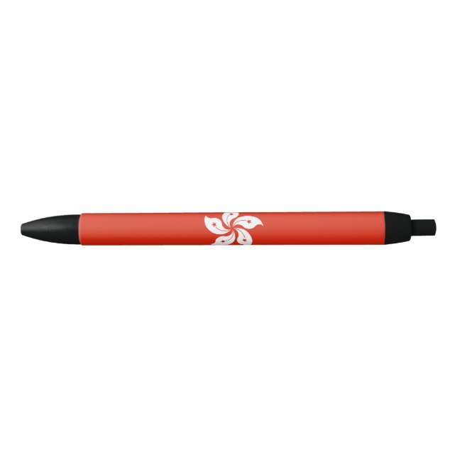 Flag of Hong Kong Black Ink Pen (Front)