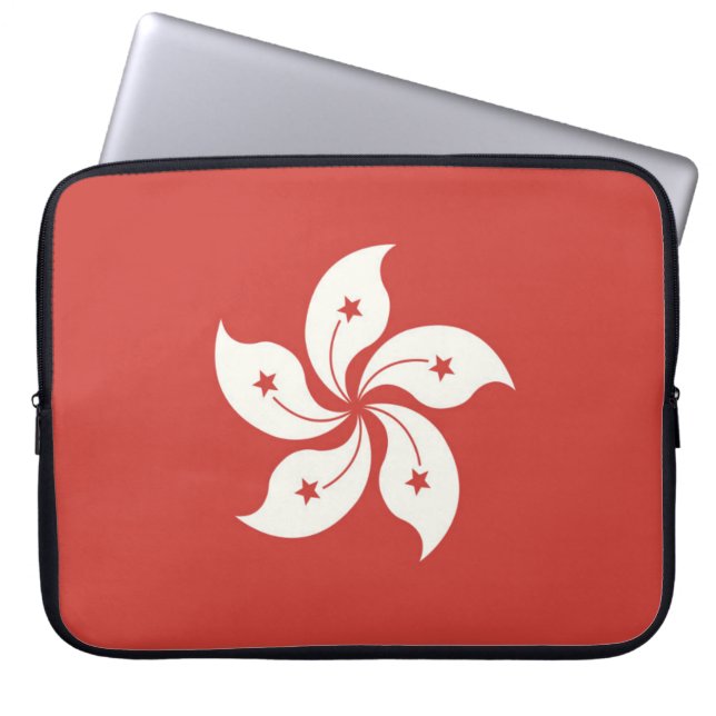 Flag of Hong Kong Laptop Sleeve (Front)