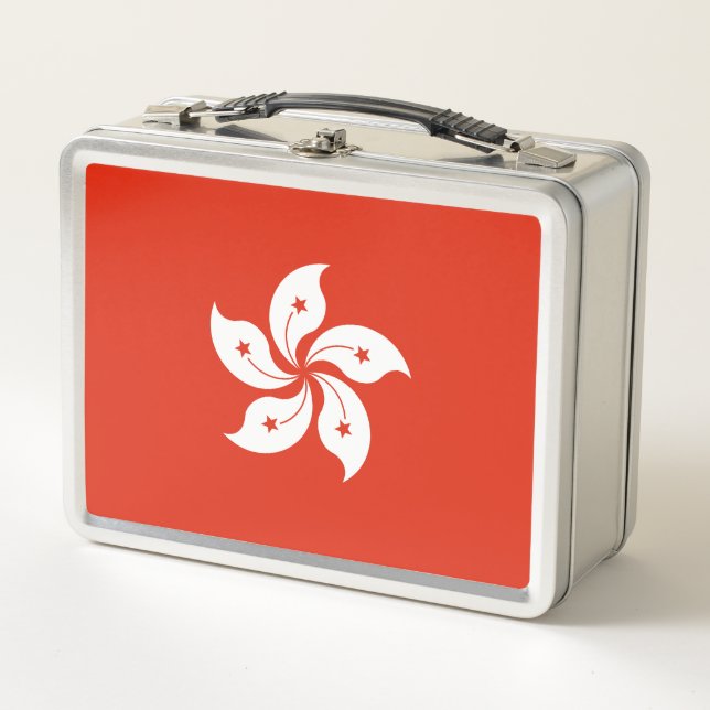 Flag of Hong Kong Metal Lunch Box (Front)