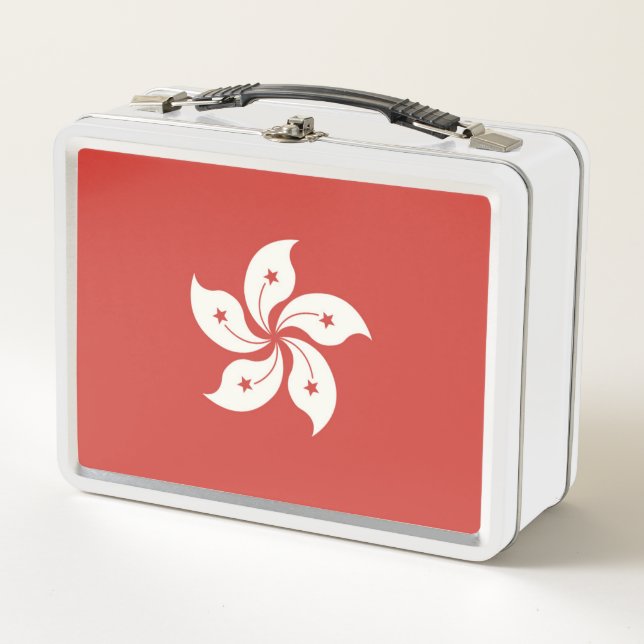 Flag of Hong Kong Metal Lunch Box (Front)