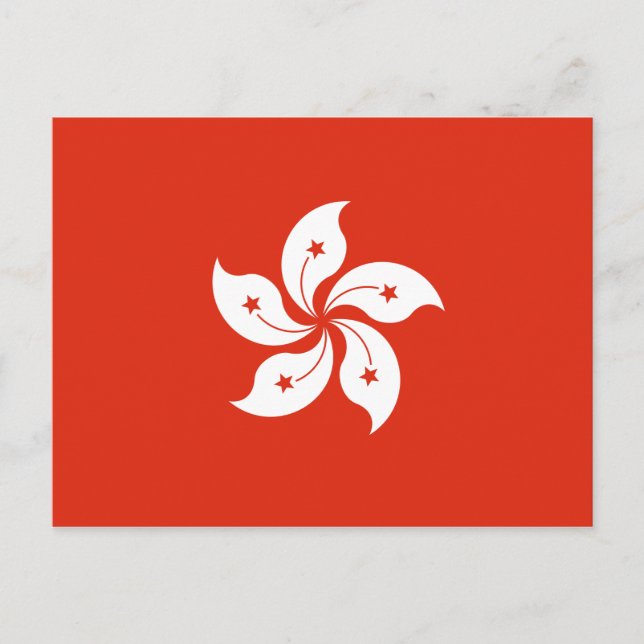 Flag of Hong Kong Postcard (Front)