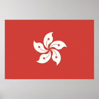 Flag of Hong Kong Poster