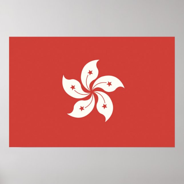 Flag of Hong Kong Poster (Front)