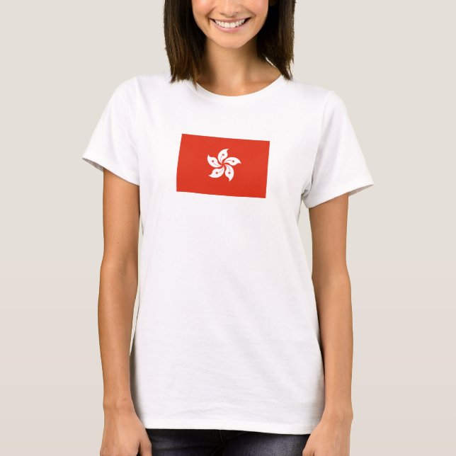 Flag of Hong Kong Women's Basic T-Shirt (Front)