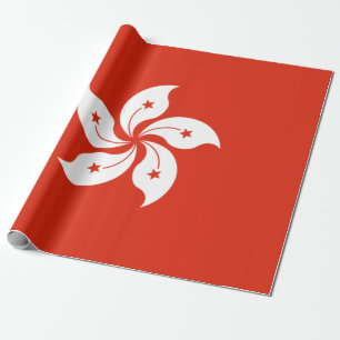 Flag of Hong Kong Wrapping Paper