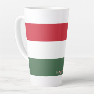 Flag of Hungary custom  Latte Mug