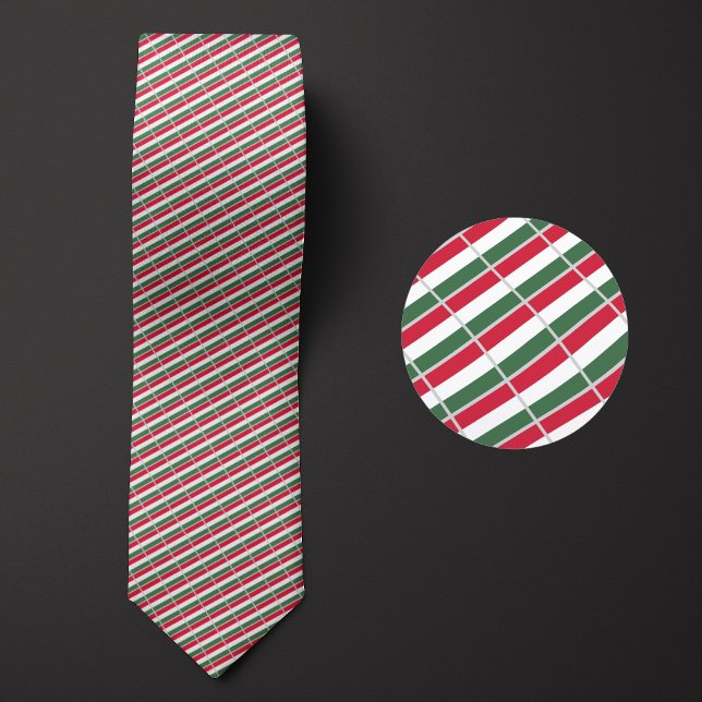 Flag of Hungary Pattern Tie (Creator Uploaded)