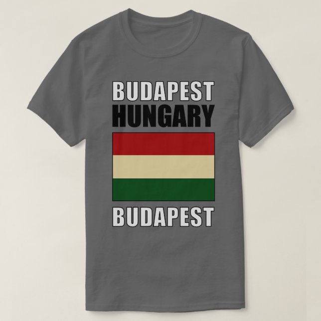 Flag of Hungary T-Shirt (Design Front)