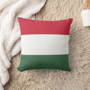 Flag of Hungary tricolor Cushion