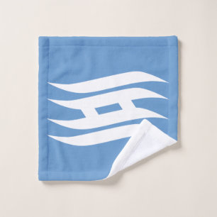 Flag of Hyogo Prefecture, Japan Wash Cloth