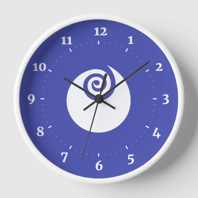 Flag of Ibaraki Prefecture, Japan Clock (Front)