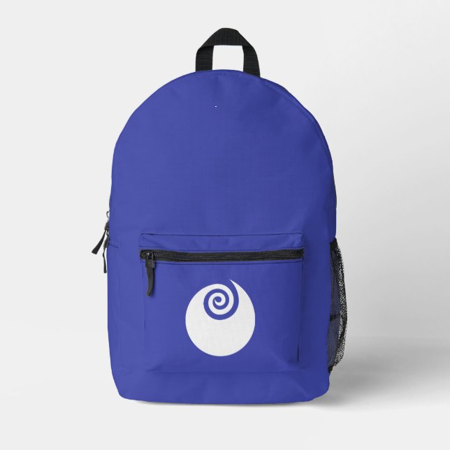 Flag of Ibaraki Prefecture, Japan Printed Backpack (Front)