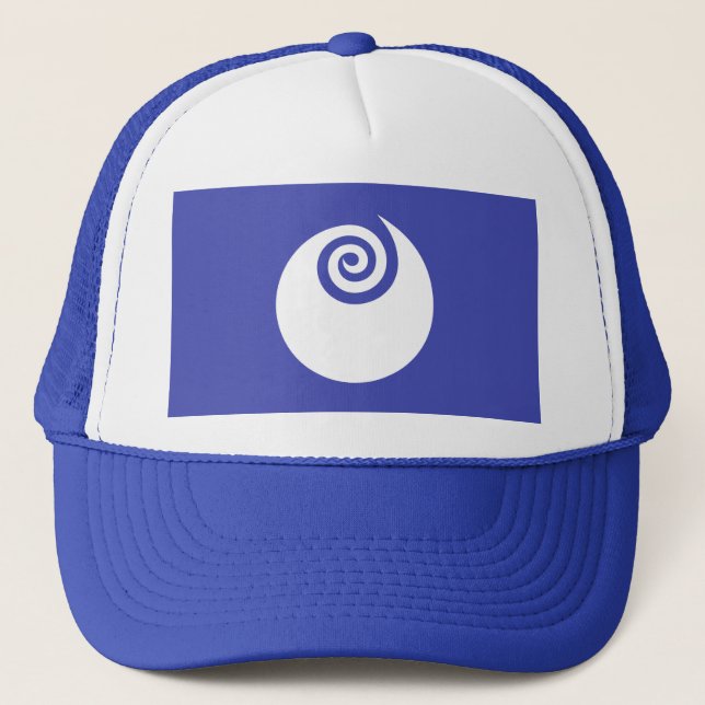 Flag of Ibaraki Prefecture, Japan Trucker Hat (Front)