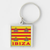 Flag of Ibiza, SPAIN