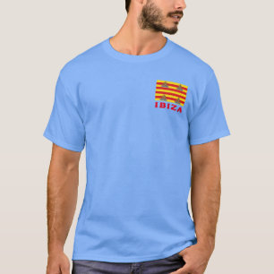Flag of Ibiza, SPAIN T-Shirt